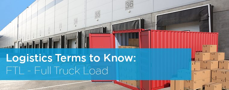 Full Container of Shipping Boxes